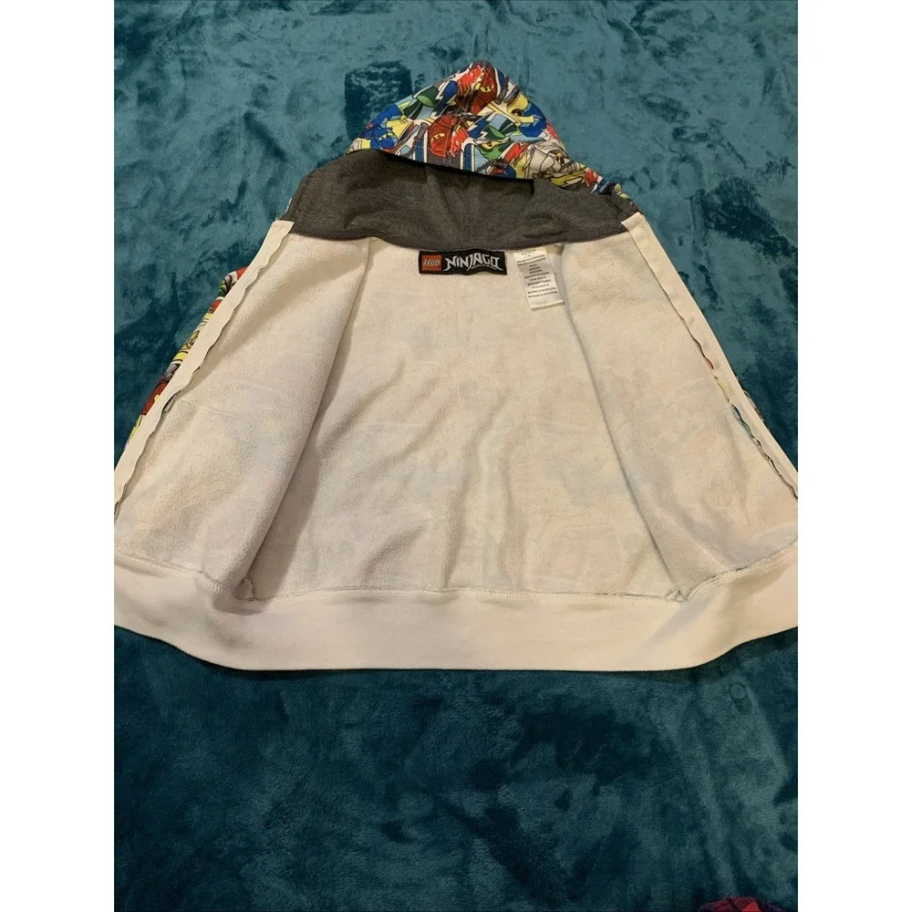 Lego Ninjago Full‎ Zip Hooded Sweatshirt Size 4 Boys